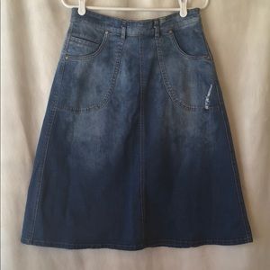 Pilcro and Press No. 4  Denim Skirt